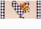 Buffalo Check Chicken Sassafras Mat - 10 x 22 Insert Doormat