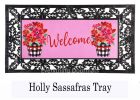 Buffalo Check Flower Pot Sassafras Mat - 10 x 22 Insert Doormat