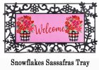 Buffalo Check Flower Pot Sassafras Mat - 10 x 22 Insert Doormat