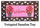 Buffalo Check Flower Pot Sassafras Mat - 10 x 22 Insert Doormat