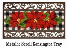 Buffalo Plaid Poinsettias Kensington Switch Insert Mat - 9 x 28