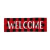 Buffalo Plaid Welcome Kensington Switch Insert Mat - 9x28