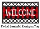 Buffalo Plaid Welcome Kensington Switch Insert Mat - 9x28