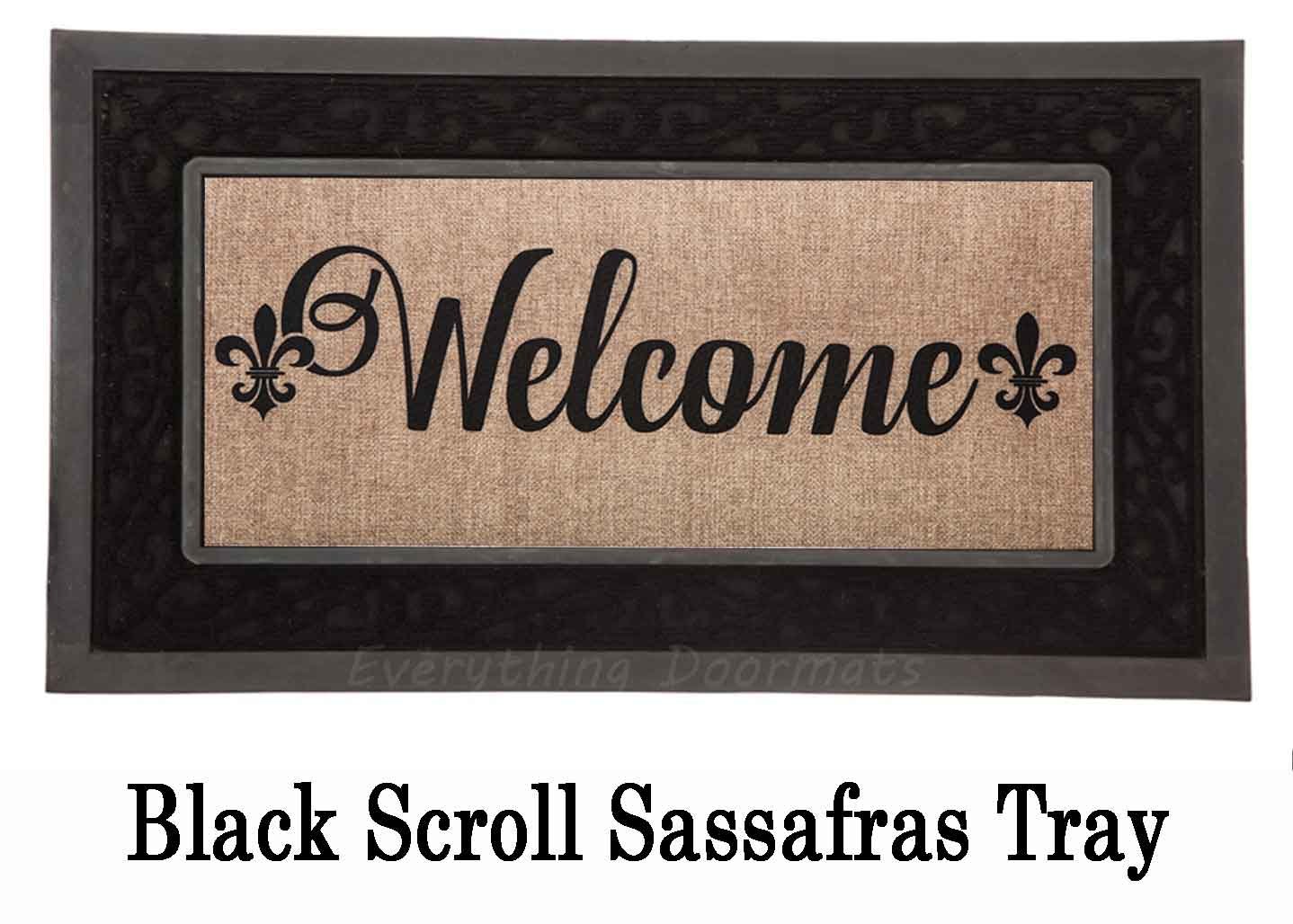 Sassafras Burlap Switch Mat 10 x 22 Insert Doormat