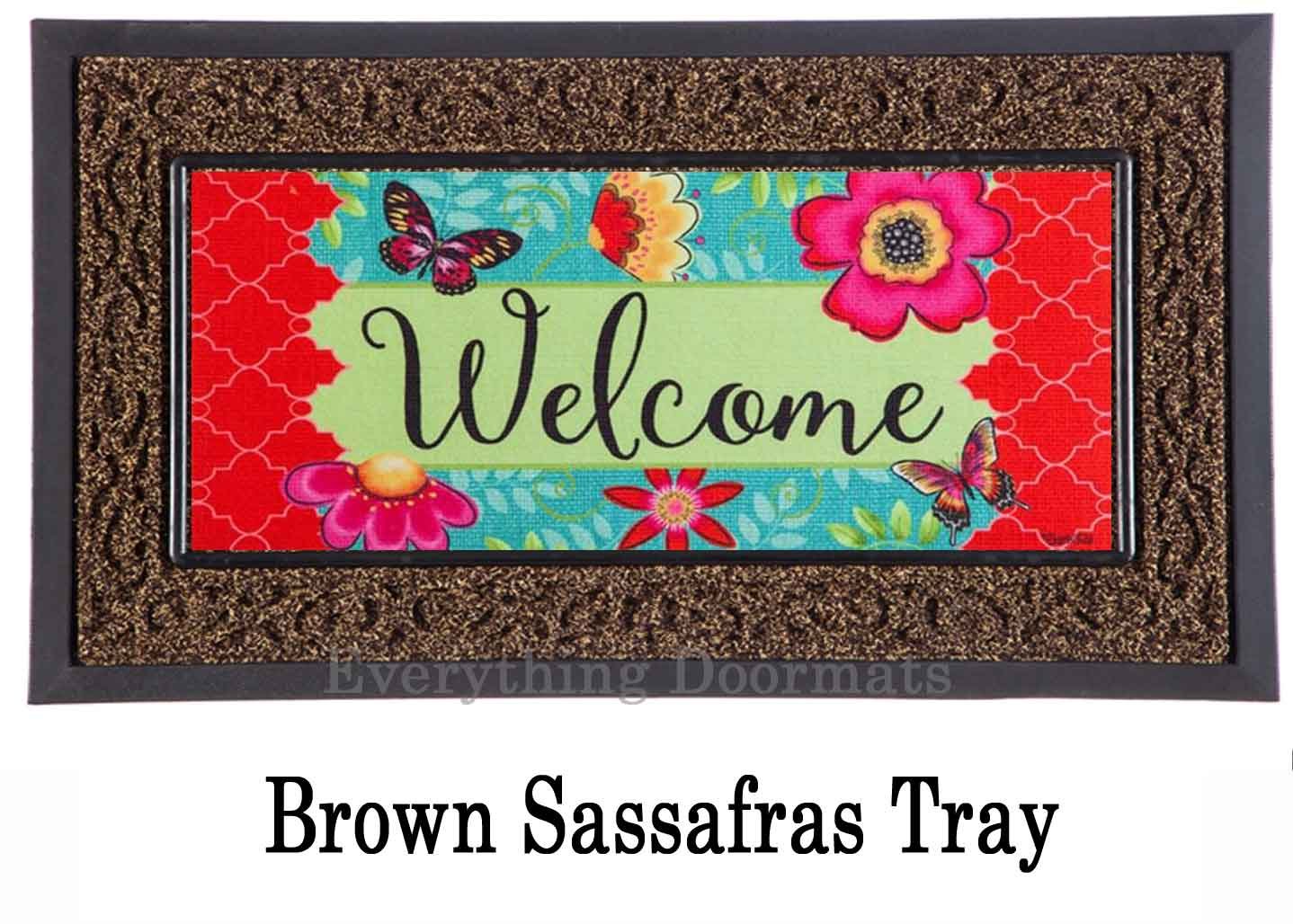 Sassafras Butterflies and Flowers Switch Mat 10x22 Insert