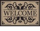 Cambridge Welcome Diamond Embossed Dimension Doormat - 19 x 30