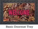 Indoor & Outdoor Camo & Pink Welcome Insert Doormat