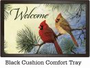 Indoor & Outdoor Cardinal Couple Insert Doormat - 18x30