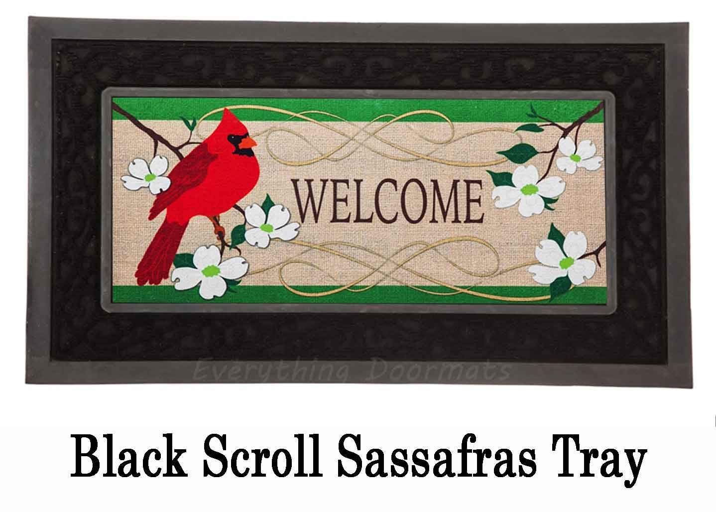 Sassafras Cardinal Mat 10 x 22 Insert Doormat