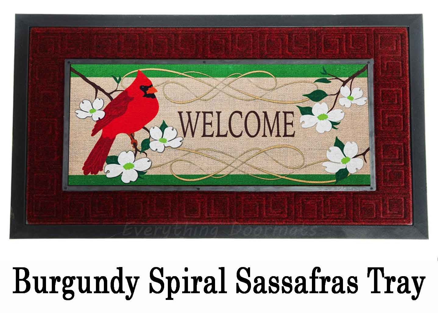 Sassafras Cardinal Mat 10 x 22 Insert Doormat