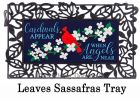 Sassafras Cardinals Appear Mat - 10 x 22 Insert Doormat