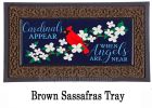 Sassafras Cardinals Appear Mat - 10 x 22 Insert Doormat