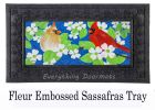 Sassafras Cardinals in Love Switch Mat - 10 x 22 Insert Doormat