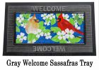 Sassafras Cardinals in Love Switch Mat - 10 x 22 Insert Doormat