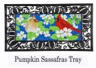 Sassafras Cardinals in Love Switch Mat - 10 x 22 Insert Doormat