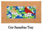 Sassafras Cardinals in Love Switch Mat - 10 x 22 Insert Doormat