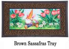 Carrot Hat Gnome Sassafras Mat - 10 x 22 Insert Doormat