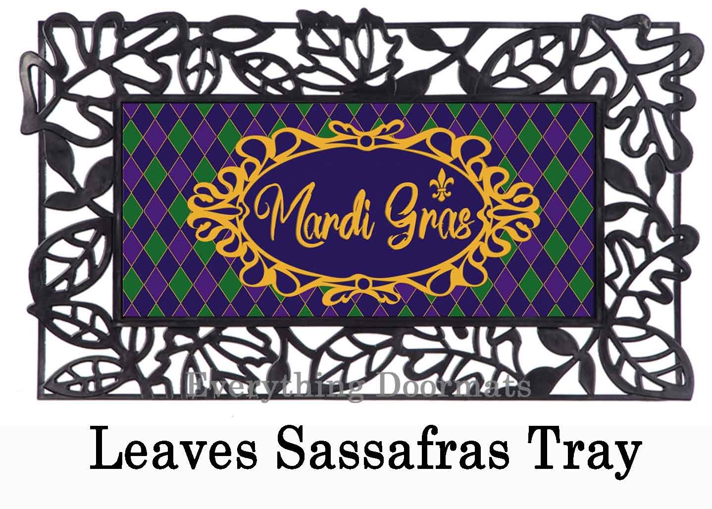 mardi gras mat