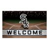 Chicago White Sox Flocked Rubber Doormat - 18 x 30