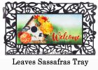 Sassafras Chickadee Floral Birdhouse Mat - 10 x 22 Insert Doormat