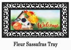 Sassafras Chickadee Floral Birdhouse Mat - 10 x 22 Insert Doormat
