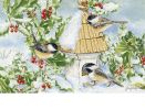 Indoor & Outdoor Chickadee Welcome MatMate Insert Doormat