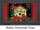 Indoor & Outdoor Christmas Birdhouse Insert Doormat-18x30