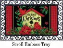 Indoor & Outdoor Christmas Birdhouse Insert Doormat-18x30