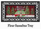 Christmas Camper Sassafras Mat - 10 x 22 Insert Doormat