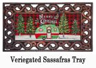 Christmas Camper Sassafras Mat - 10 x 22 Insert Doormat