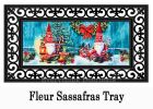 Sassafras Christmas Gnomes Mat - 10 x 22 Insert Doormat