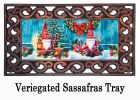 Sassafras Christmas Gnomes Mat - 10 x 22 Insert Doormat