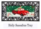 Sassafras Christmas Heritage Red Truck - 10 x 22 Insert Doormat
