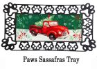 Sassafras Christmas Heritage Red Truck - 10 x 22 Insert Doormat