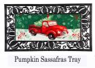 Sassafras Christmas Heritage Red Truck - 10 x 22 Insert Doormat