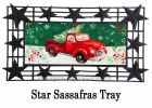 Sassafras Christmas Heritage Red Truck - 10 x 22 Insert Doormat