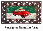 Sassafras Christmas Heritage Red Truck - 10 x 22 Insert Doormat