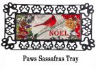 Christmas Meadow Sassafras Mat - 10 x 22 Insert Doormat