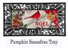 Christmas Meadow Sassafras Mat - 10 x 22 Insert Doormat