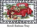 Christmas Puppies Indoor & Outdoor MatMate Insert - Doormat 18" x 30"
