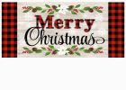 Christmas Sentiments Sassafras Mat - 10 x 22 Insert Doormat
