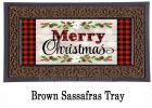 Christmas Sentiments Sassafras Mat - 10 x 22 Insert Doormat