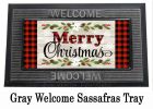 Christmas Sentiments Sassafras Mat - 10 x 22 Insert Doormat