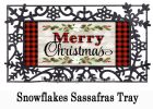 Christmas Sentiments Sassafras Mat - 10 x 22 Insert Doormat