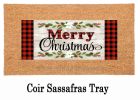 Christmas Sentiments Sassafras Mat - 10 x 22 Insert Doormat