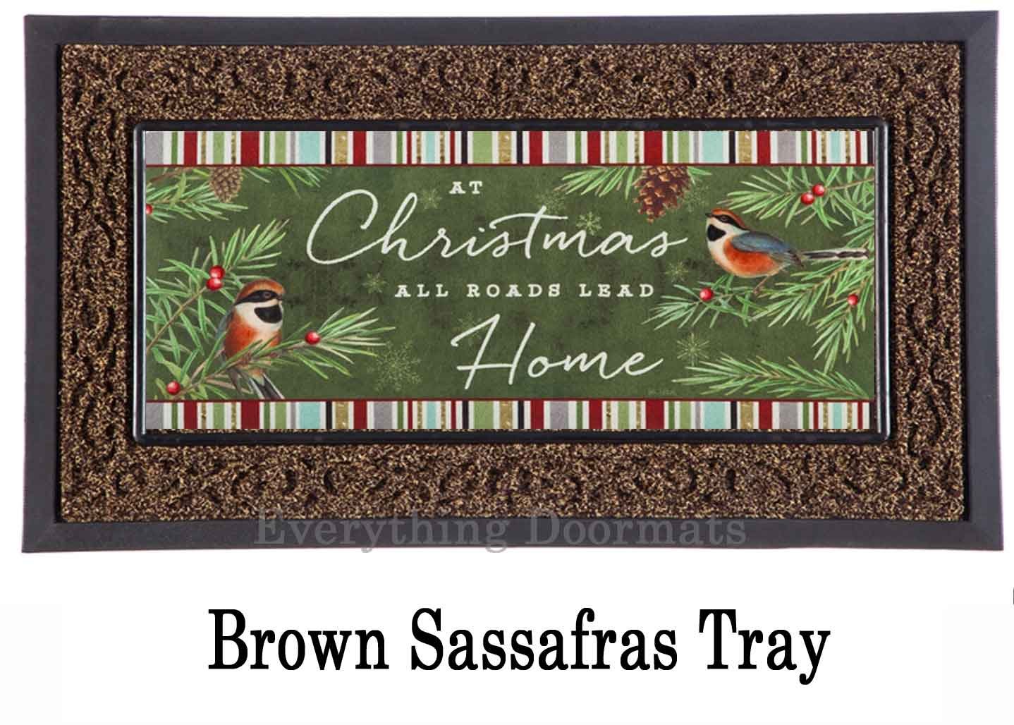 Sassafras Christmas Trad Mat 10 x 22 Insert Doormat
