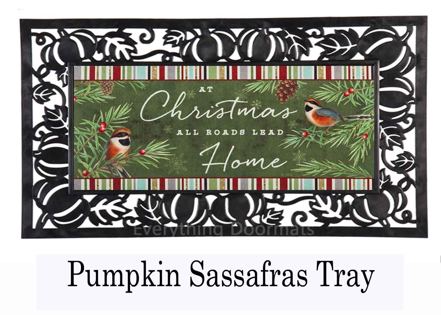 Sassafras Christmas Trad Mat 10 x 22 Insert Doormat
