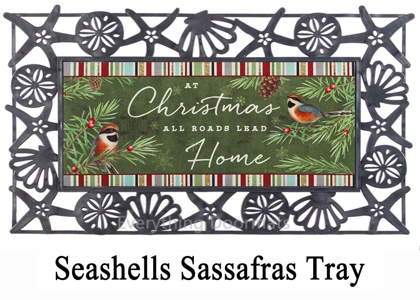 Sassafras Christmas Trad Mat 10 x 22 Insert Doormat