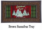Christmas Tree Farm Sassafras Mat - 10 x 22 Insert Doormat