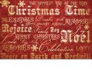 Indoor & Outdoor Christmas Typography MatMates Doormat